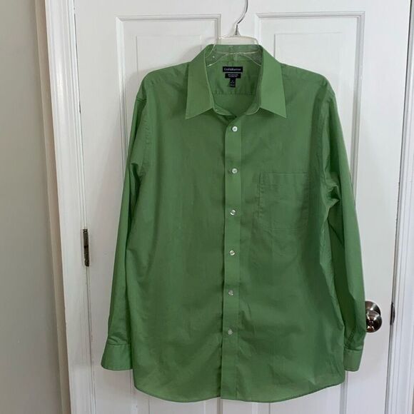 Croft & Barrow button-up dress shirt size 17 34/35 - Picture 1 of 9